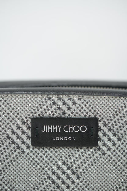 Jimmy Choo Metallic Fabric Crossbody Bag