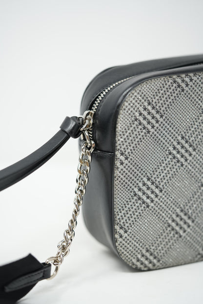 Jimmy Choo Metallic Fabric Crossbody Bag