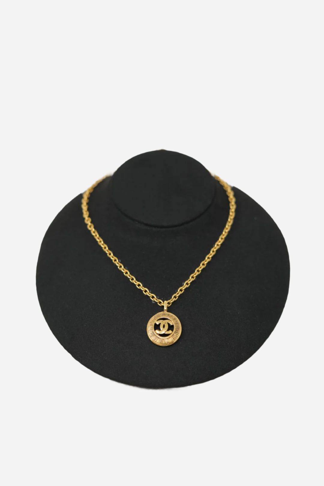 Pre-owned Chanel 80's/90's CC Logo Necklace
