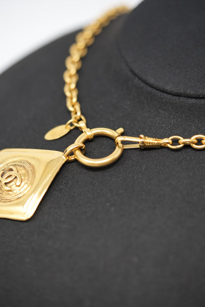 Pre-owned Chanel Rhombus Necklace