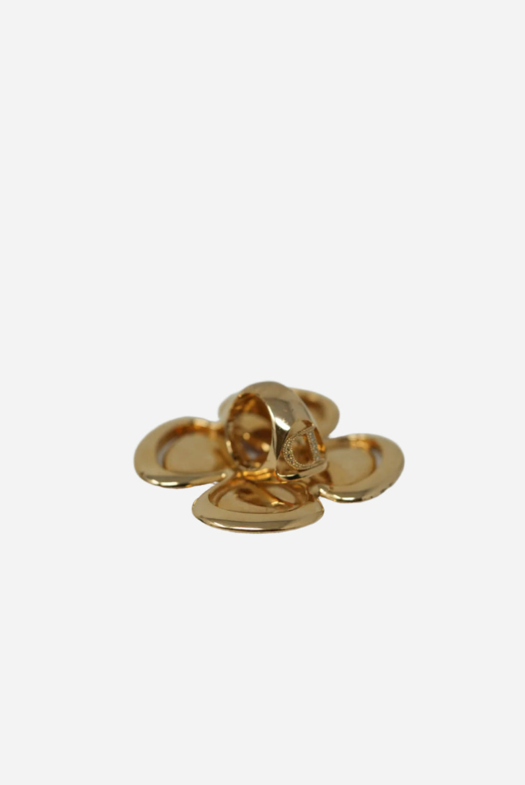 Dior Flower Rhinestone Ring