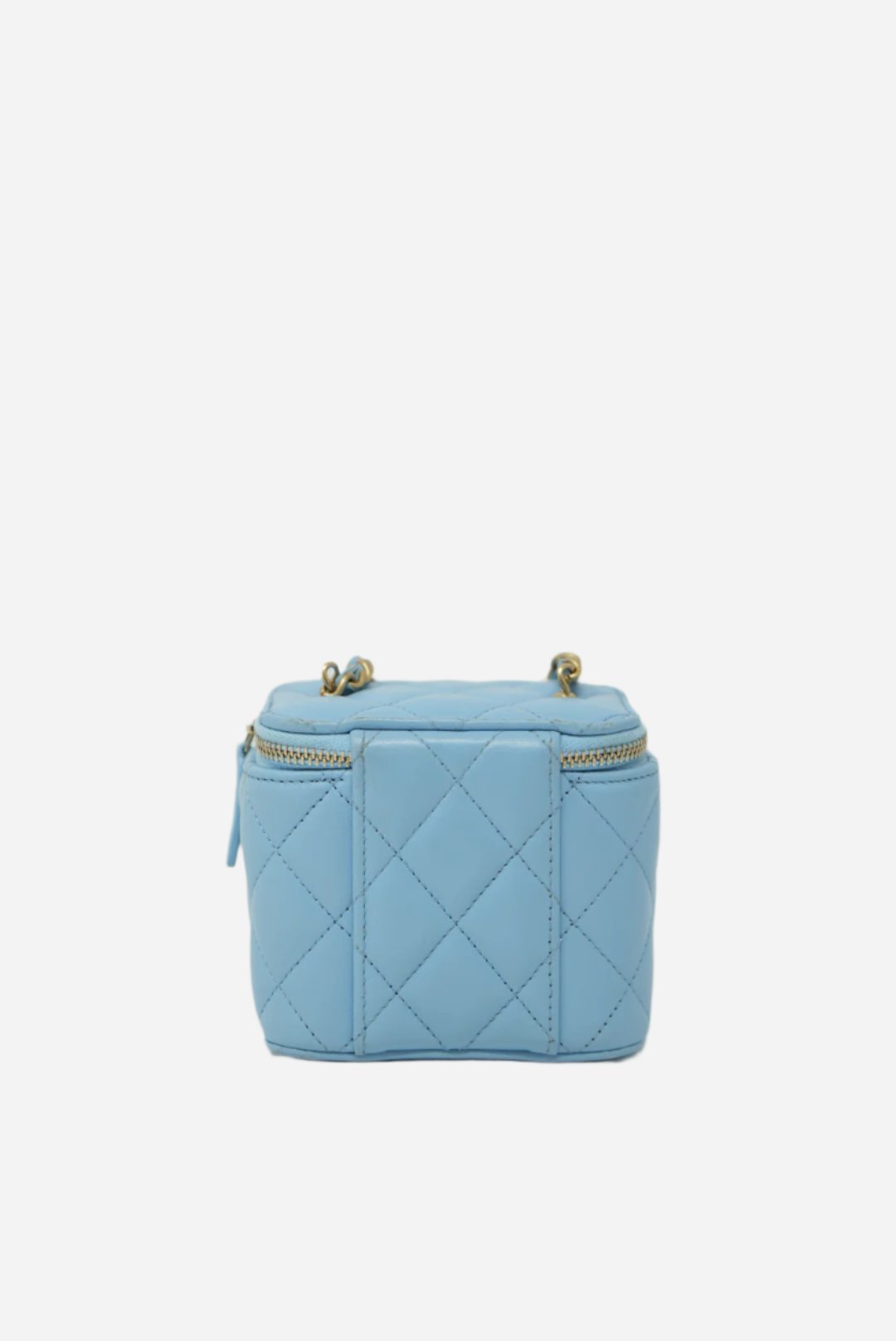 Pre-Owned Chanel SMALL VANITY WITH CHAIN Pearl Crush 2022