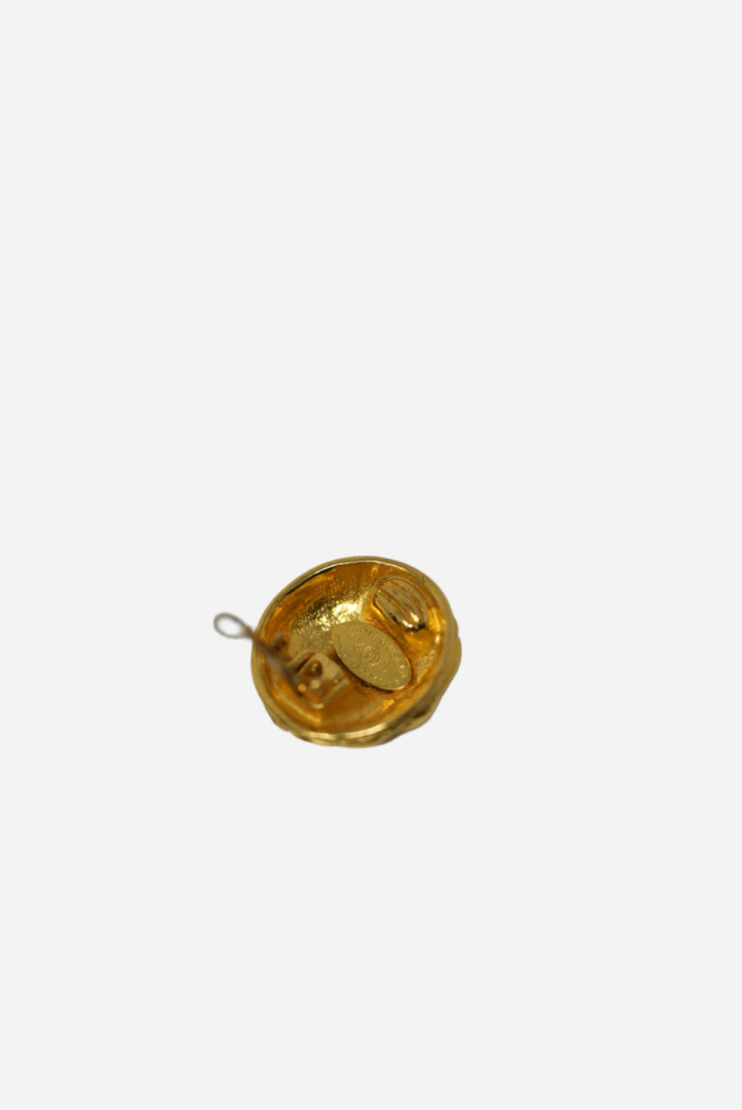 Pre-owned Chanel Vintage CC Earrings 90's