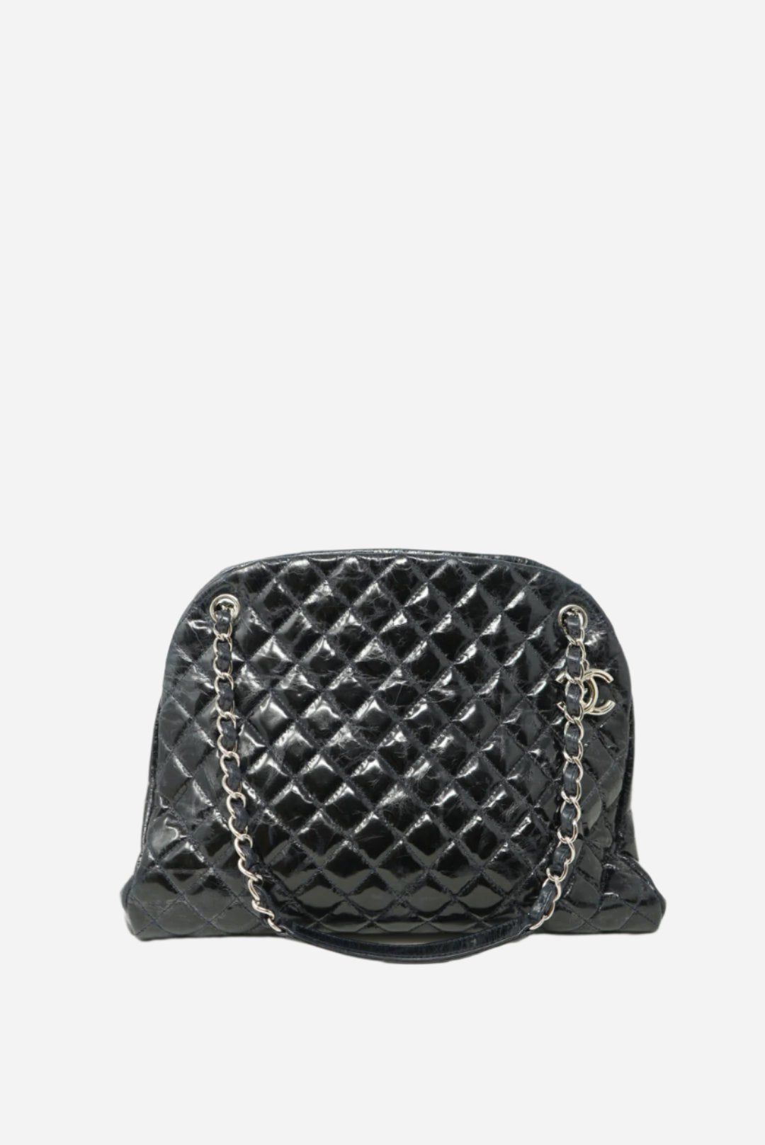 Pre-Owned Chanel Large Mademoiselle Bowling Bag 2012