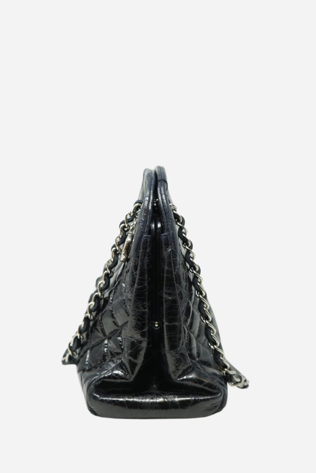 Pre-Owned Chanel Large Mademoiselle Bowling Bag 2012