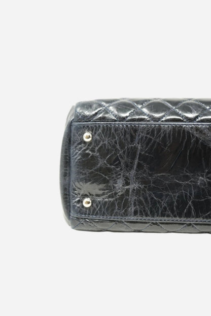 Pre-Owned Chanel Large Mademoiselle Bowling Bag 2012