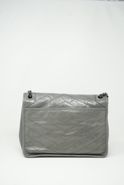 Saint Laurent Grey NIKI MEDIUM Handbag