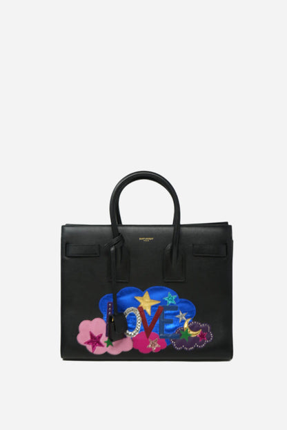 Saint Laurent Sac De Jour Black Handle Bag