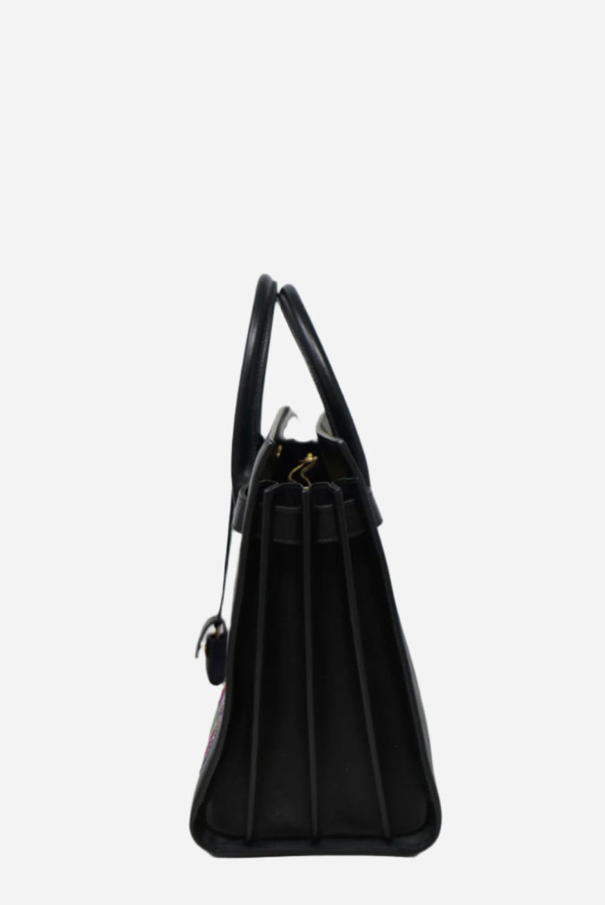 Saint Laurent Sac De Jour Black Handle Bag