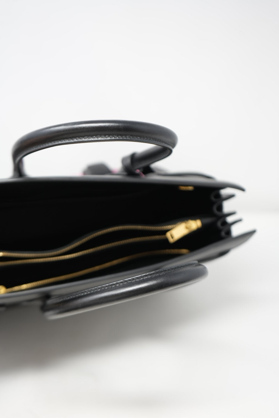 Saint Laurent Sac De Jour Black Handle Bag