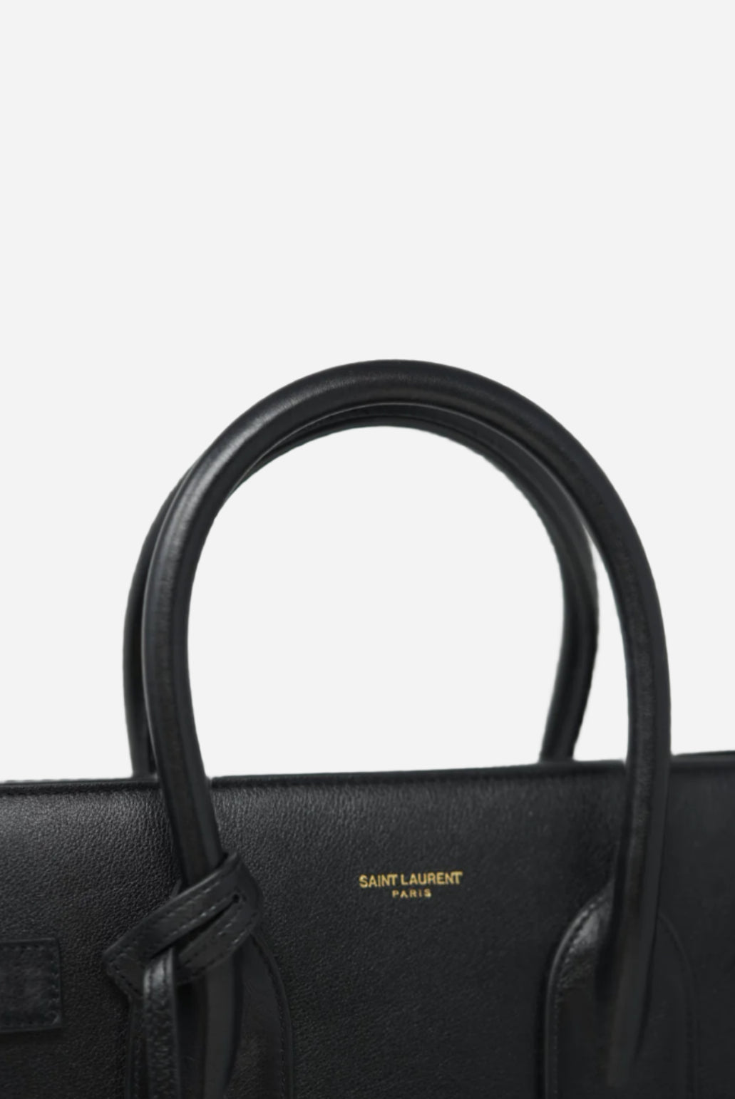 Saint Laurent Sac De Jour Black Handle Bag