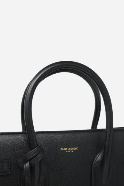 Saint Laurent Sac De Jour Black Handle Bag