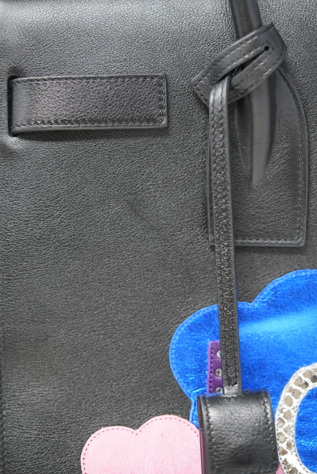 Saint Laurent Sac De Jour Black Handle Bag