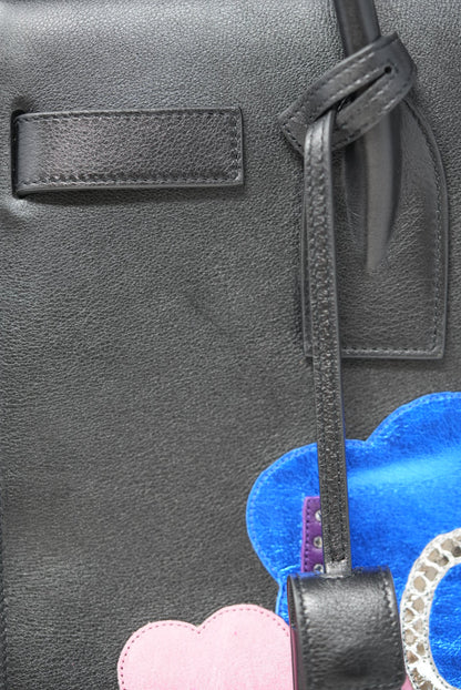 Saint Laurent Sac De Jour Black Handle Bag
