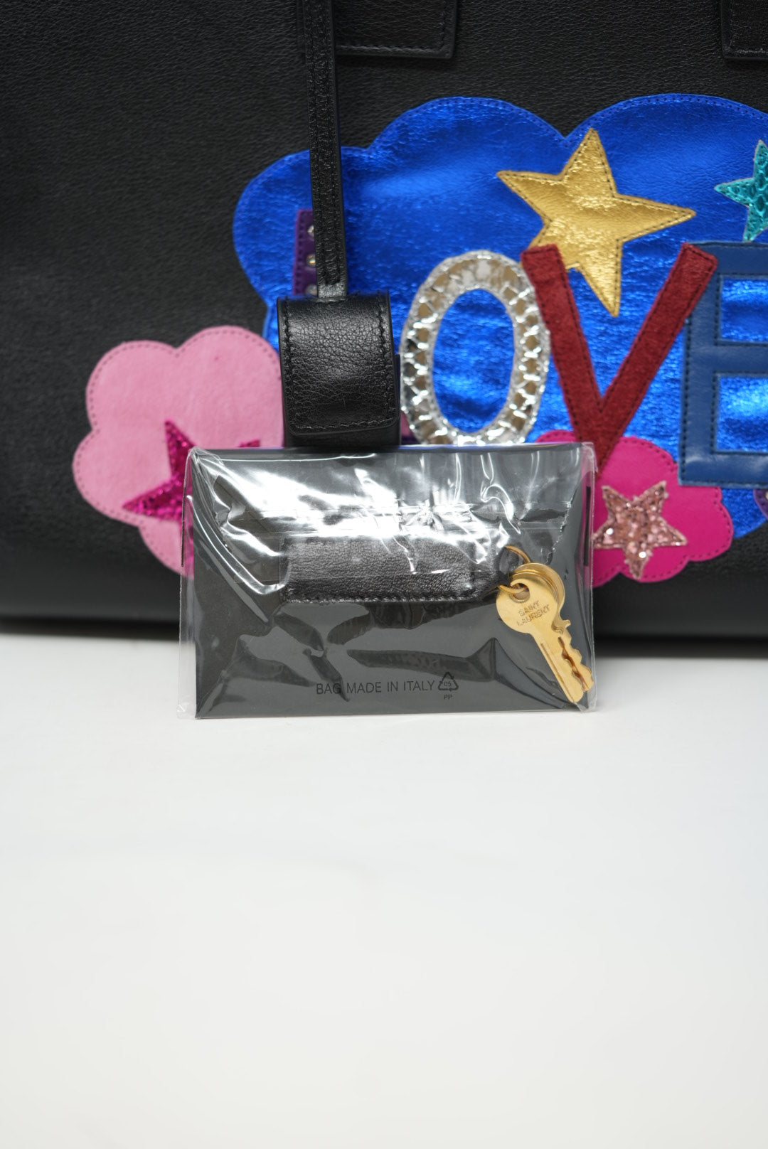 Saint Laurent Sac De Jour Black Handle Bag
