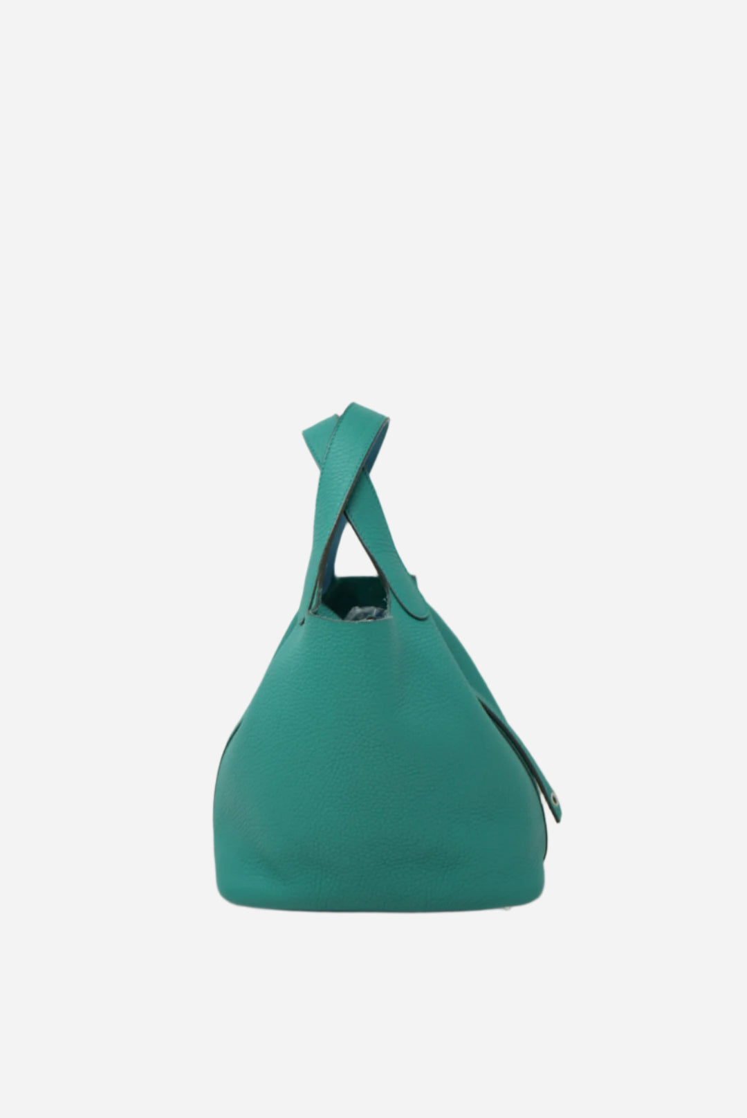 Hermes 2020 Green Clemence Leather Picotin 18 Handbag