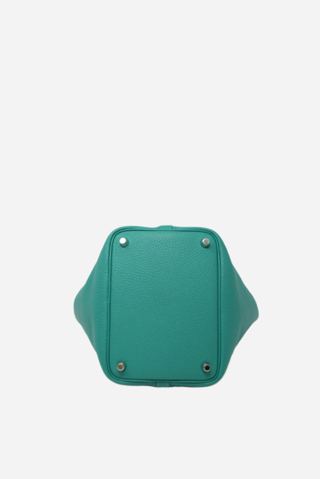 Hermes 2020 Green Clemence Leather Picotin 18 Handbag