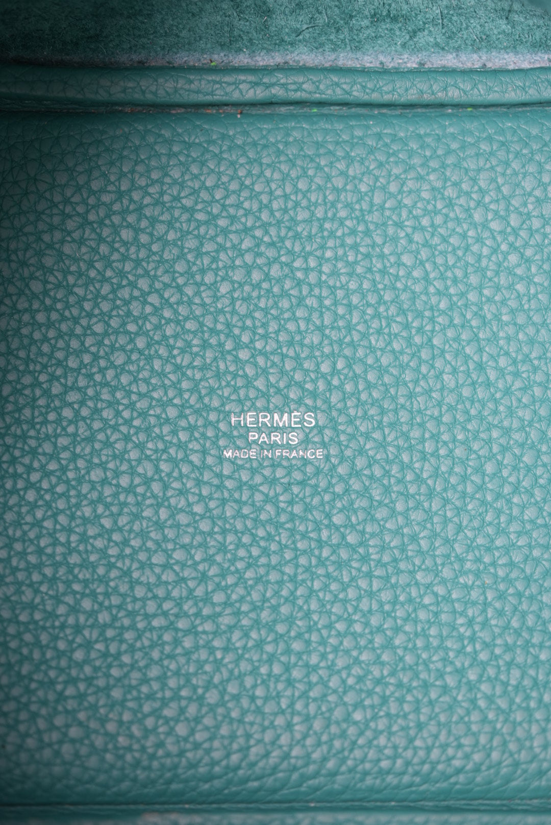 Hermes 2020 Green Clemence Leather Picotin 18 Handbag