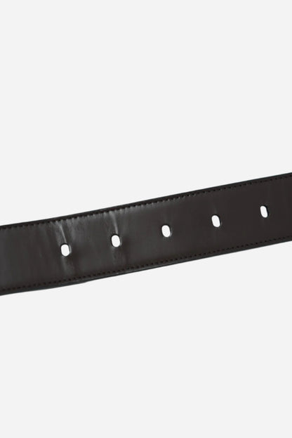 Bally Logo Engraved Buckle Belt Reversible