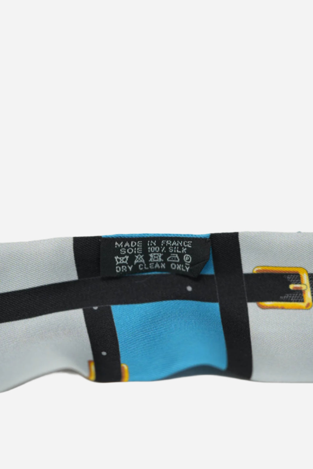 Hermes Blue Multicolor Twilly