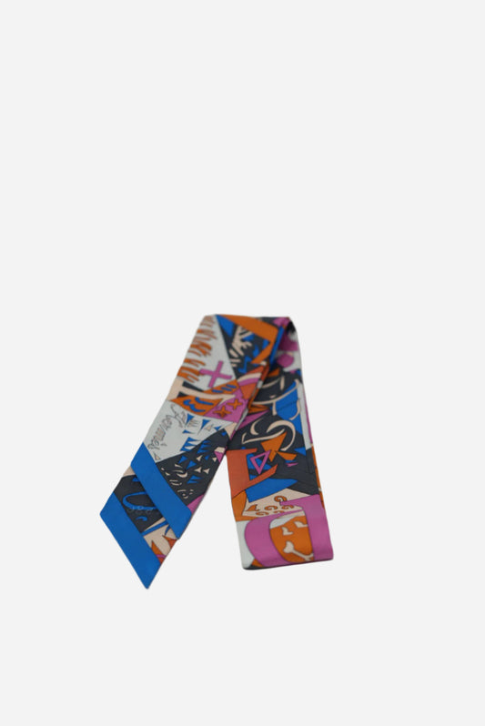 Hermes Silk Twilly Scarf