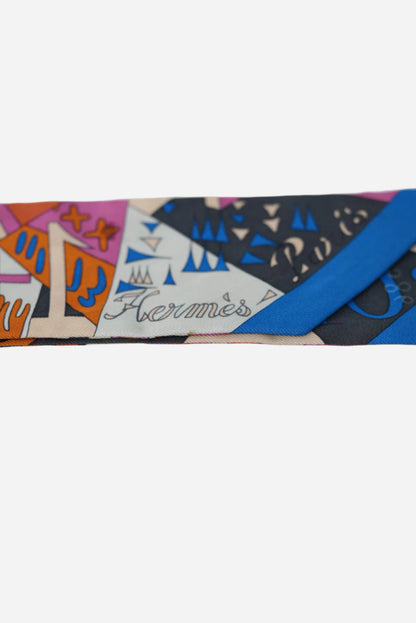 Hermes Silk Twilly Scarf