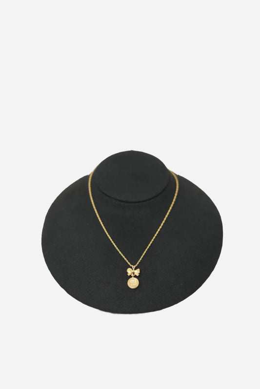 Givenchy Bowtie Logo Necklace