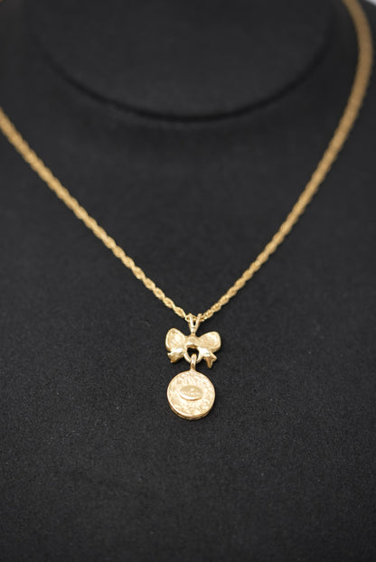 Givenchy Bowtie Logo Necklace
