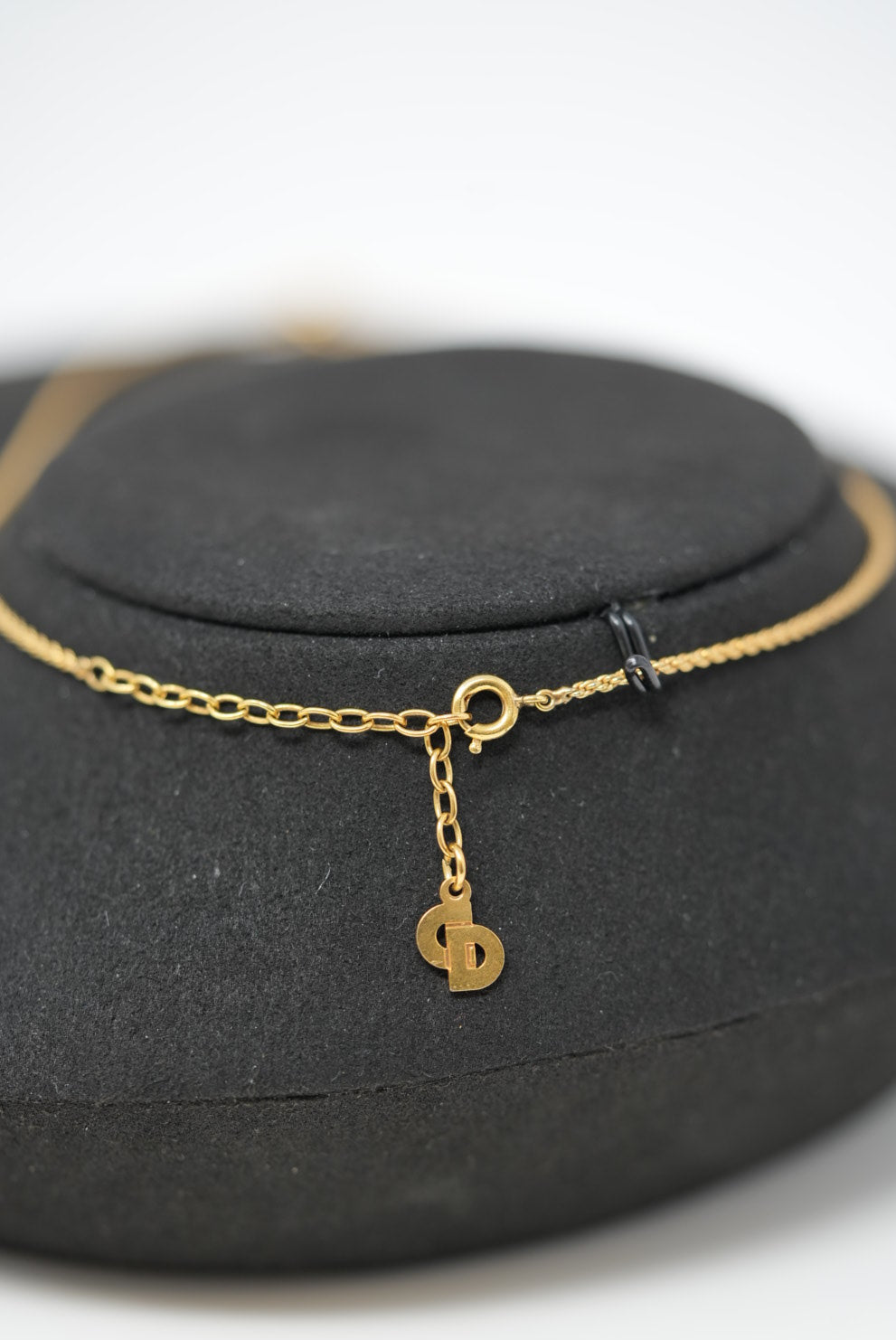Dior Vintage Gold-Tone Pearl Perfume Necklace