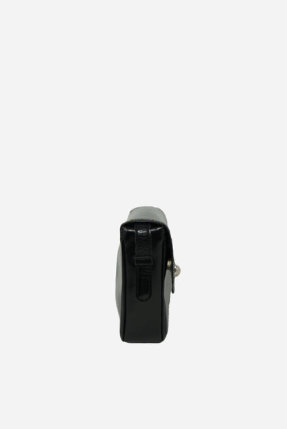Celine Black Leather Crossbody Bag