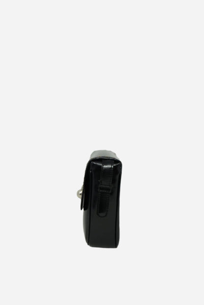 Celine Black Leather Crossbody Bag