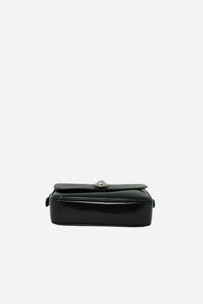 Celine Black Leather Crossbody Bag