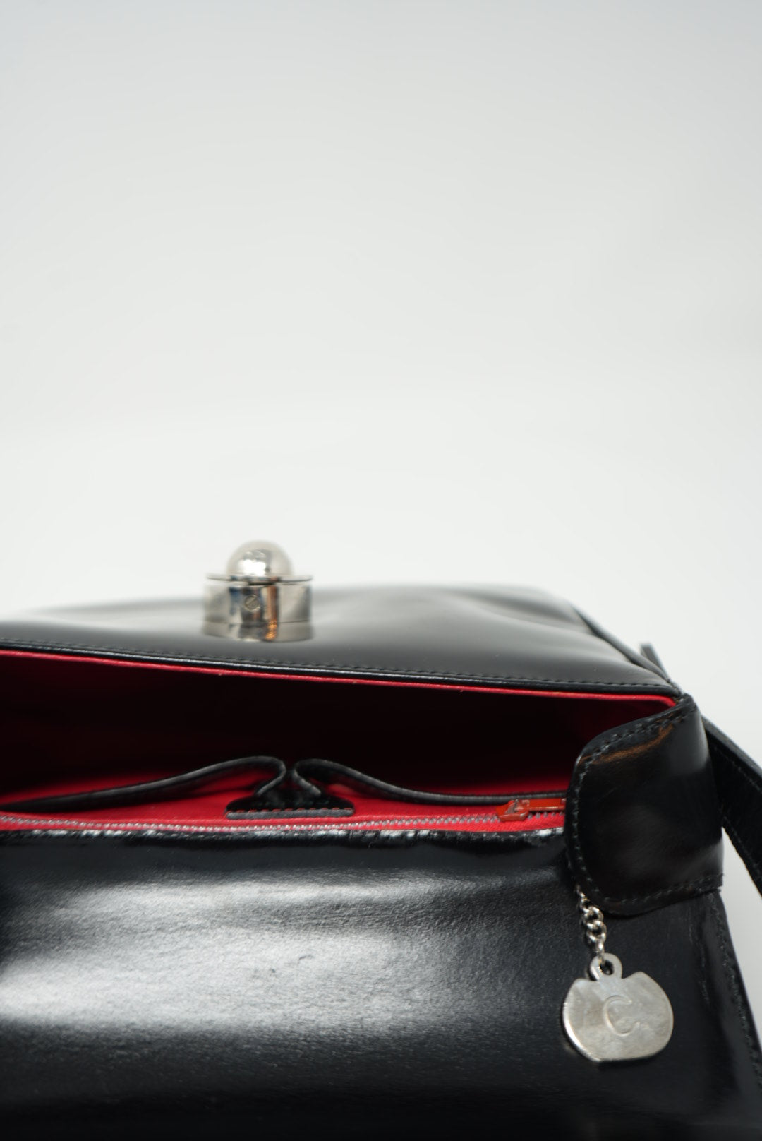 Celine Black Leather Crossbody Bag