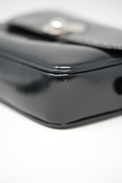 Celine Black Leather Crossbody Bag