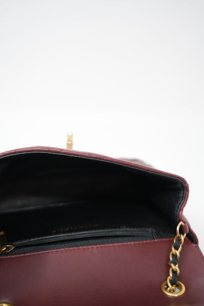 Pre-Owned Chanel 2015-2016 Lambskin Mini Two-Tone Day Flap Bag