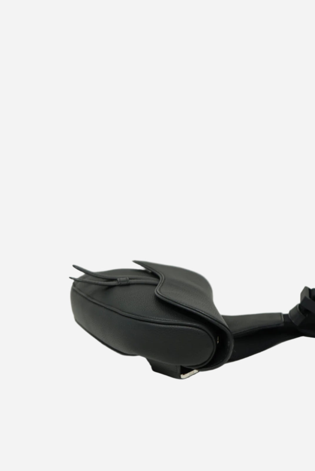 Dior Saddle Bag Black Grained Calfskin