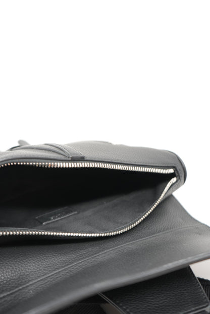 Dior Saddle Bag Black Grained Calfskin