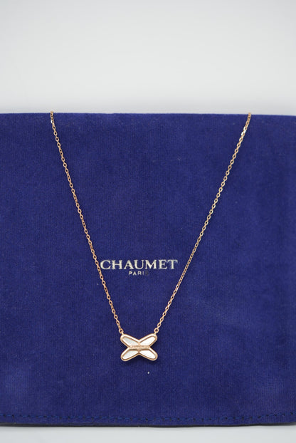 Chaumet Mother-Of-Pearl Necklace Rose Gold