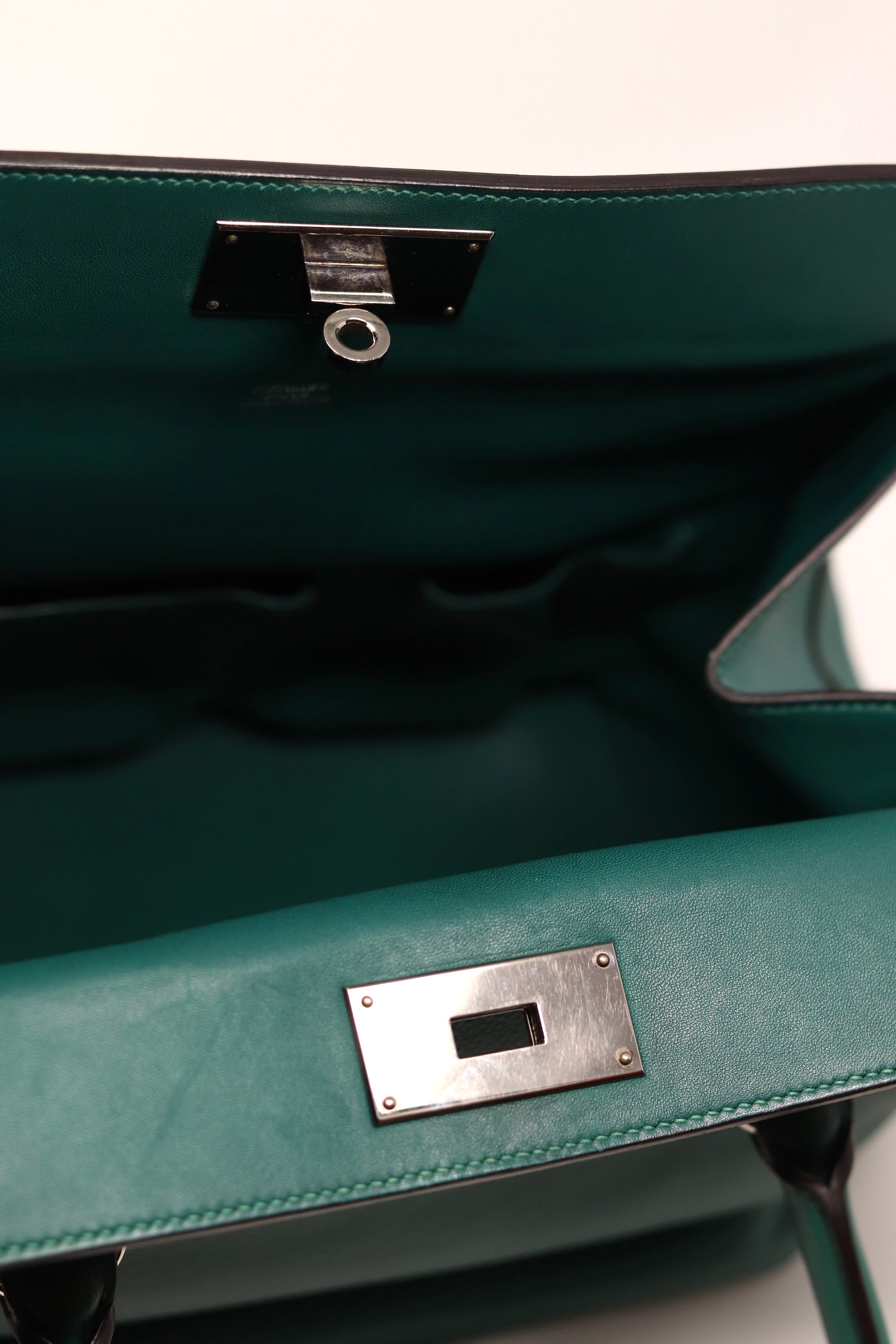 Hermes 2014 ToolBox 26 Shoulder Bag Green