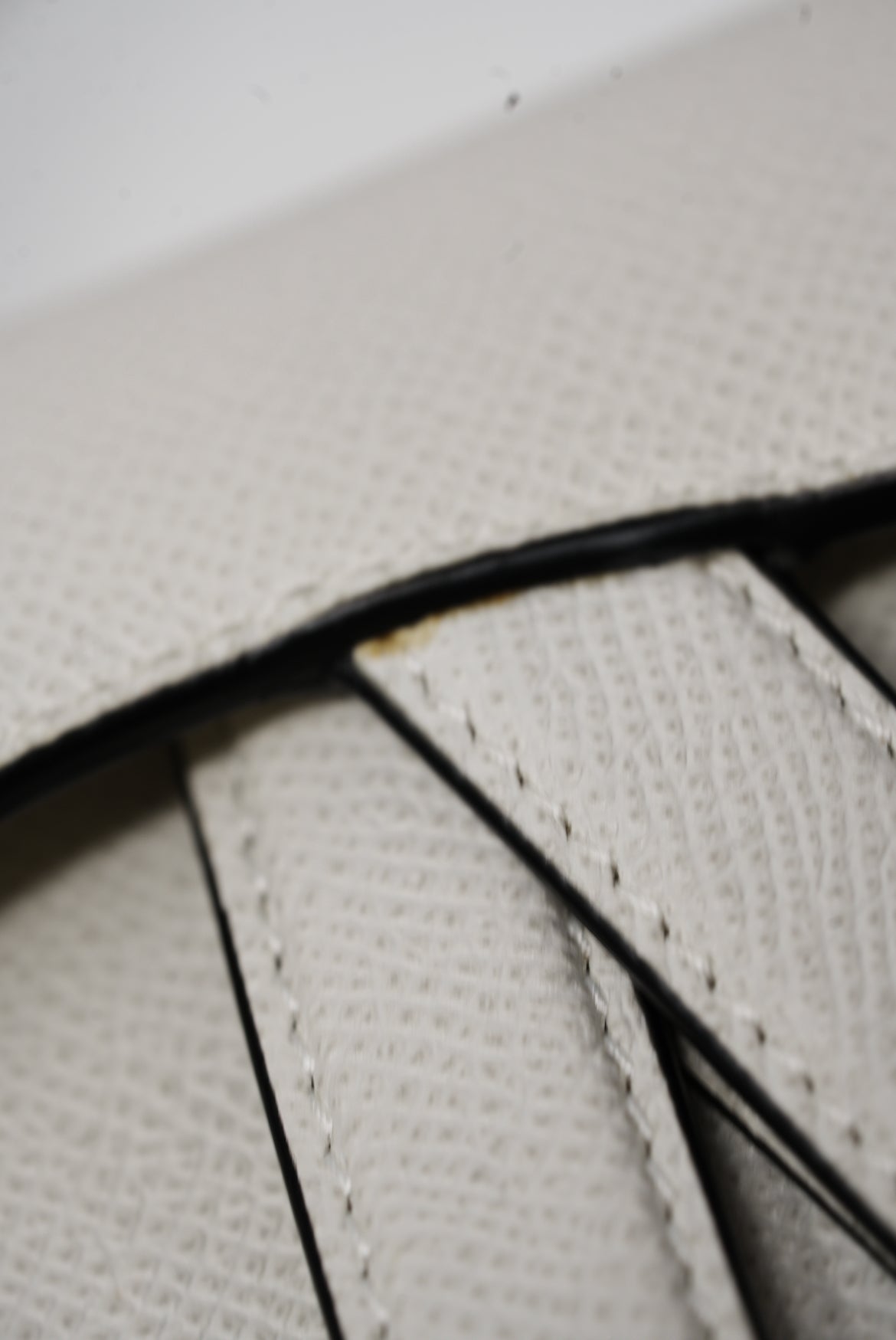 Dior White Leather Mini Saddle Bag
