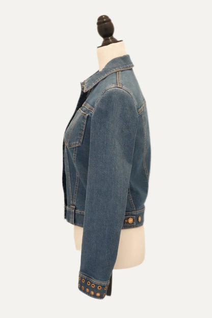 Louis Vuitton Women Blue Denim Jacket