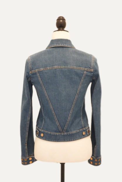 Louis Vuitton Women Blue Denim Jacket