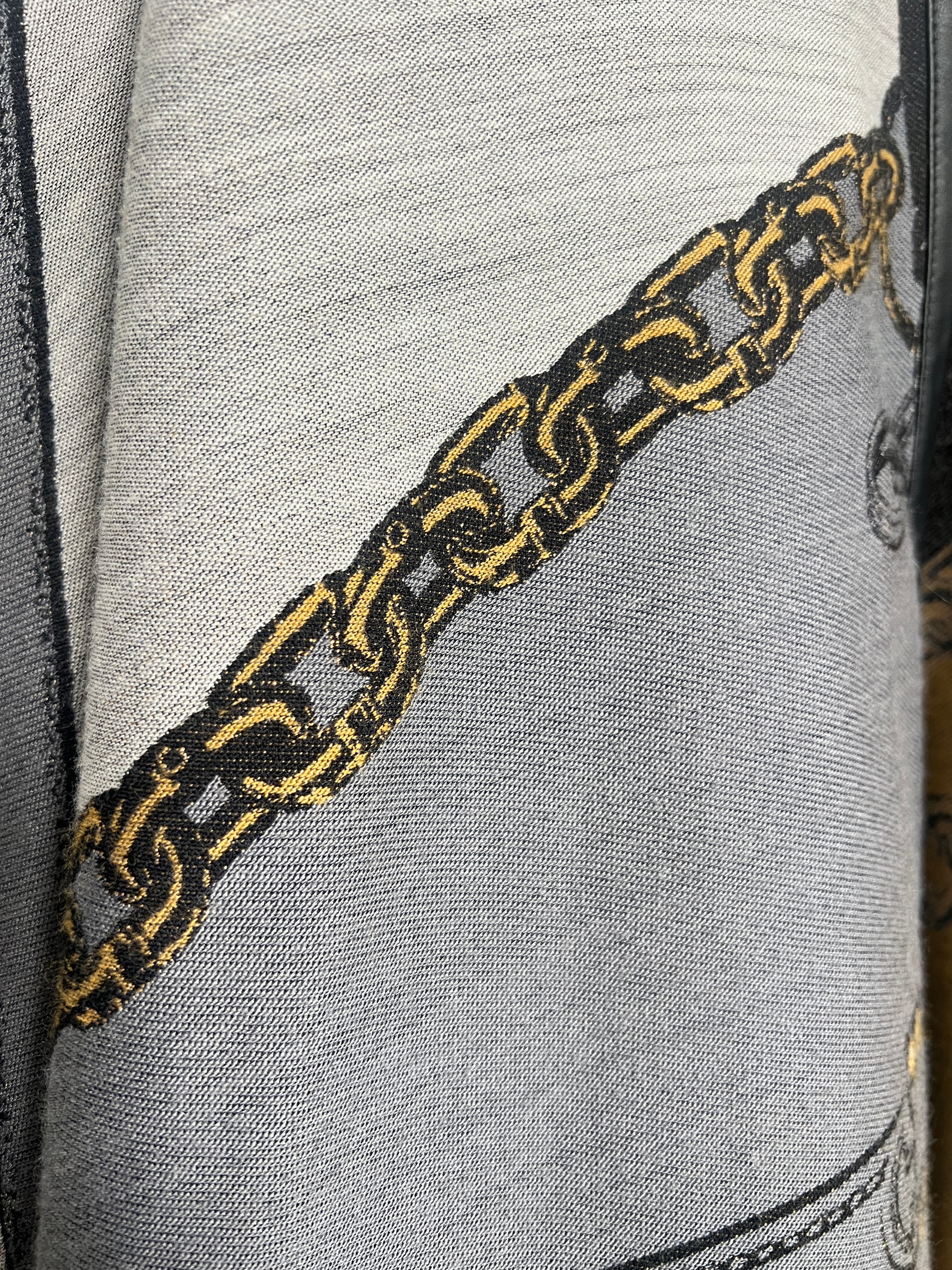 Louis Vuitton Wool/Silk Multicolor Coat Cape Oversized Oversized