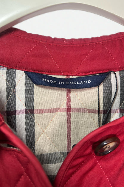Burberry Red Quilted Jacket Size S