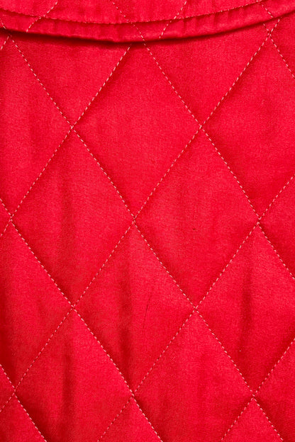Burberry Red Quilted Jacket Size S