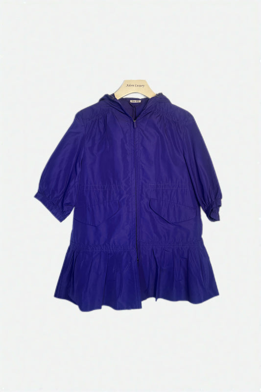 Miu Miu Nylon Purple Jacket Size 38