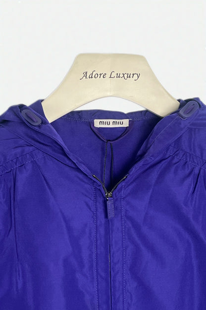 Miu Miu Nylon Purple Jacket Size 38
