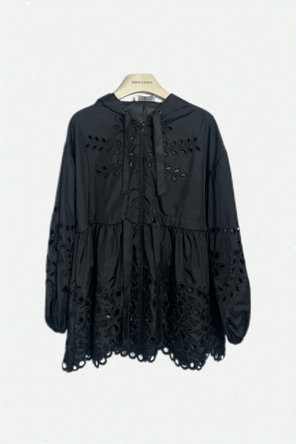 Red Valentino Nylon Floral Jacket Size 40