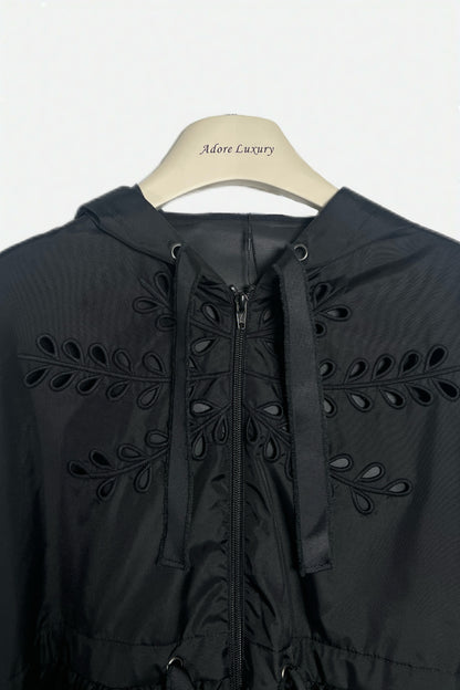 Red Valentino Nylon Floral Jacket Size 40