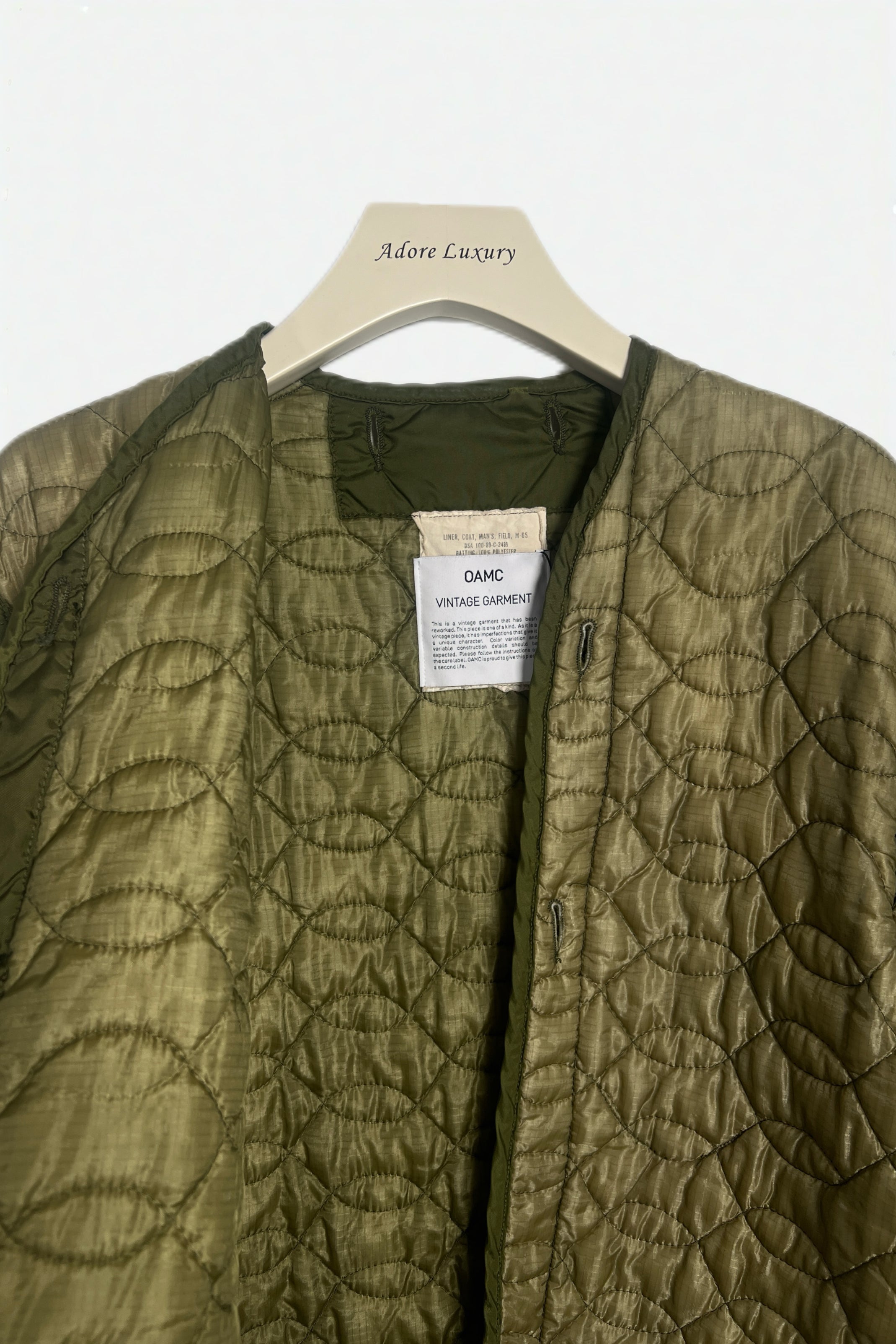 OAMC Green Nylon Jacke Size M-Italy Brand